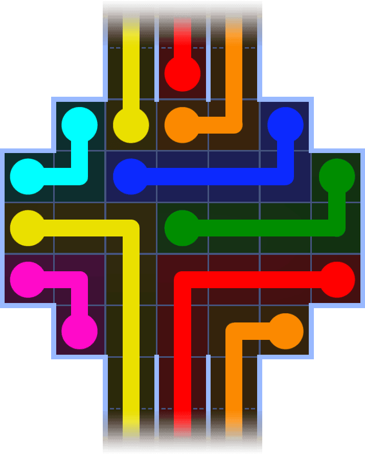 Flow Free Warps 1178 Solution