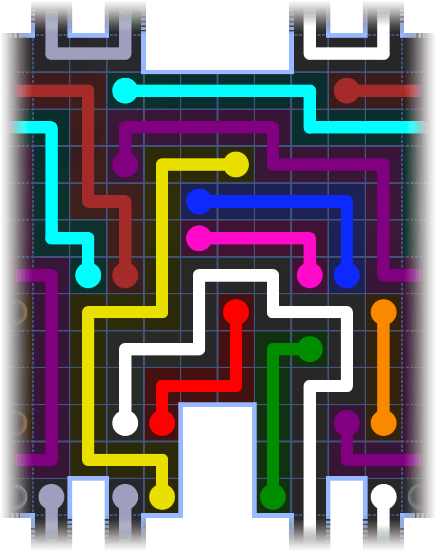 Flow Free Warps 1187 Solution