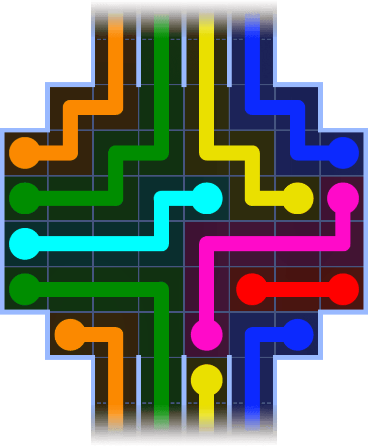 Flow Free Warps 1188 Solution