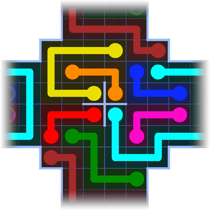 Flow Free Warps 1189 Solution