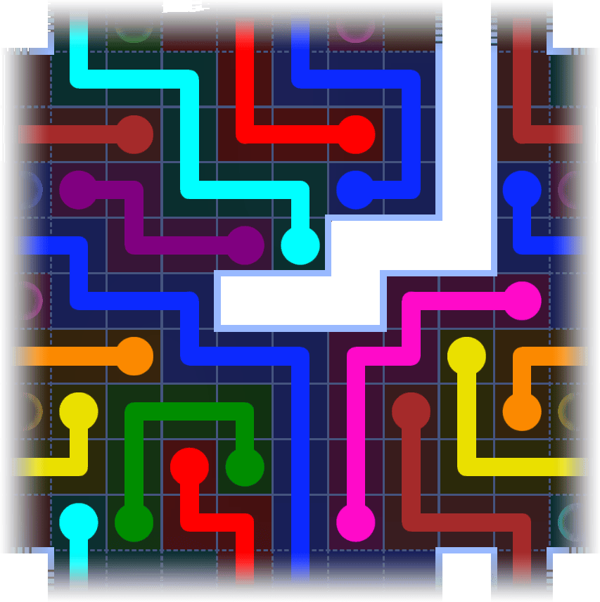 Flow Free Warps 1193 Solution