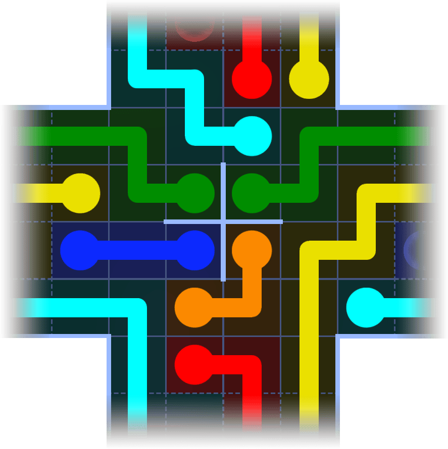 Flow Free Warps 1082 Solution