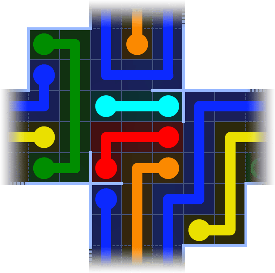 Flow Free Warps 1089 Solution