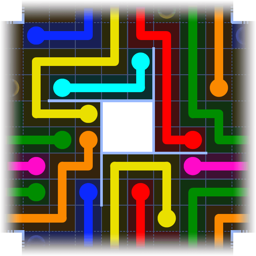 Flow Free Warps 1091 Solution