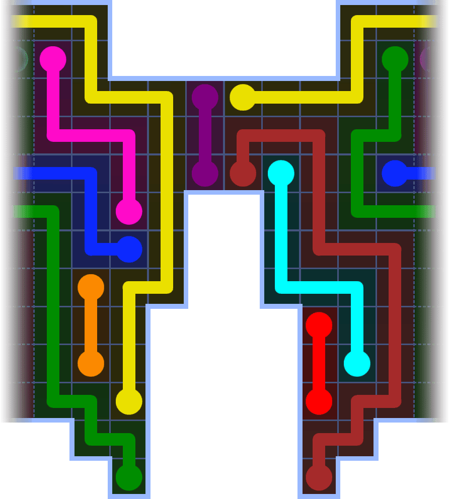 Flow Free Warps 1097 Solution