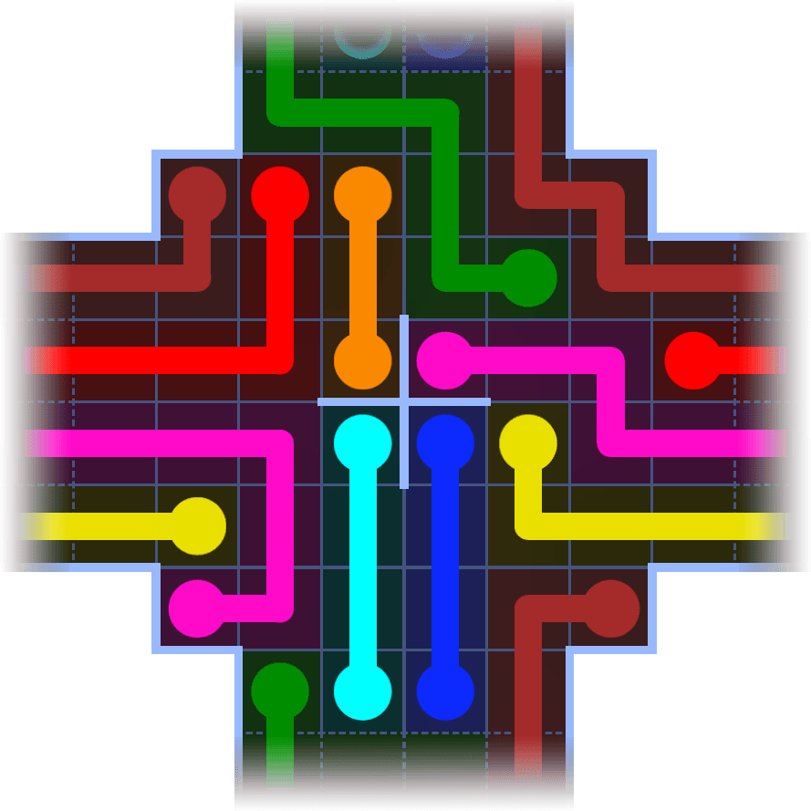 Flow Free Warps 1099 Solution