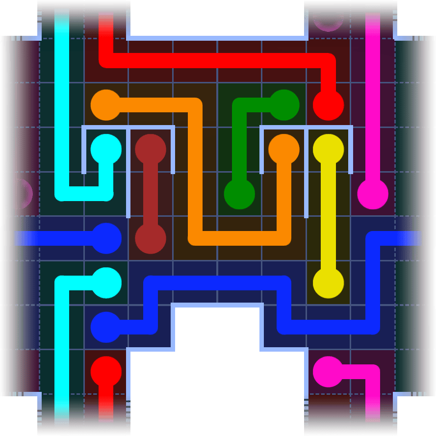 Flow Free Warps 1100 Solution