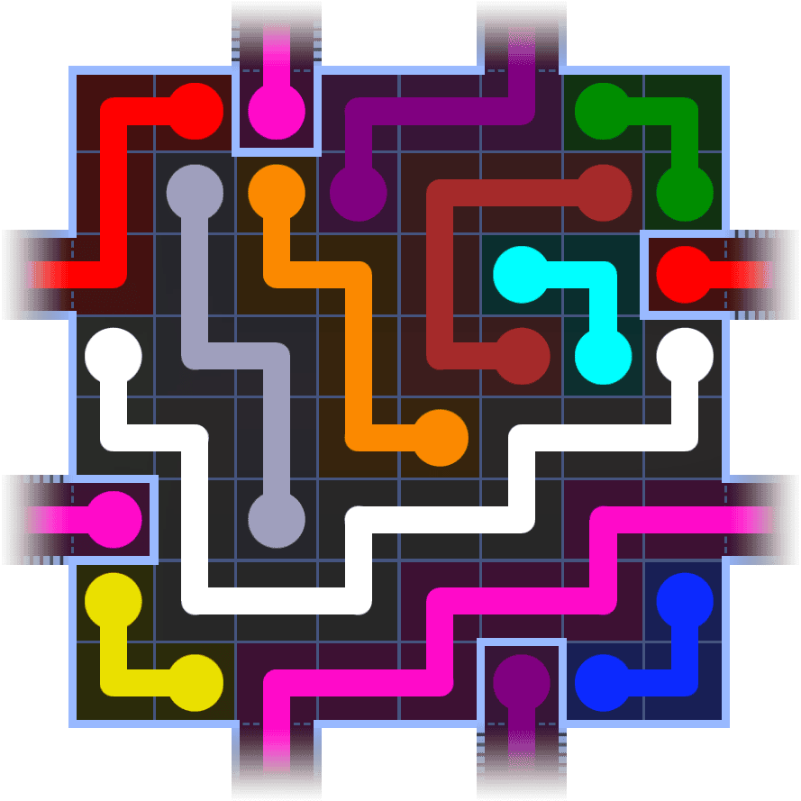 Flow Free Warps 1105 Solution