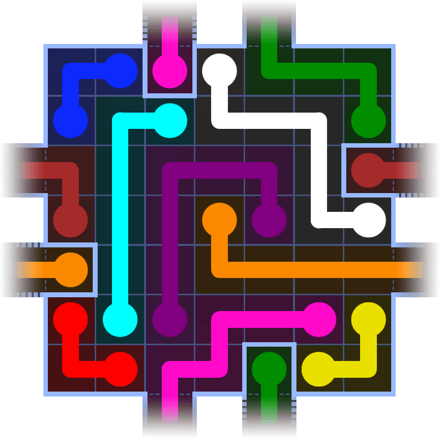 Flow Free Warps 1125 Solution