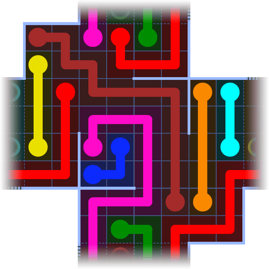 Flow Free Warps 1126 Solution