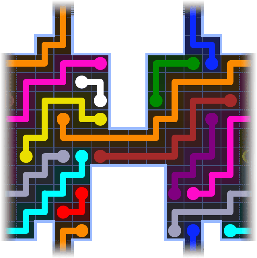 Flow Free Warps 1127 Solution