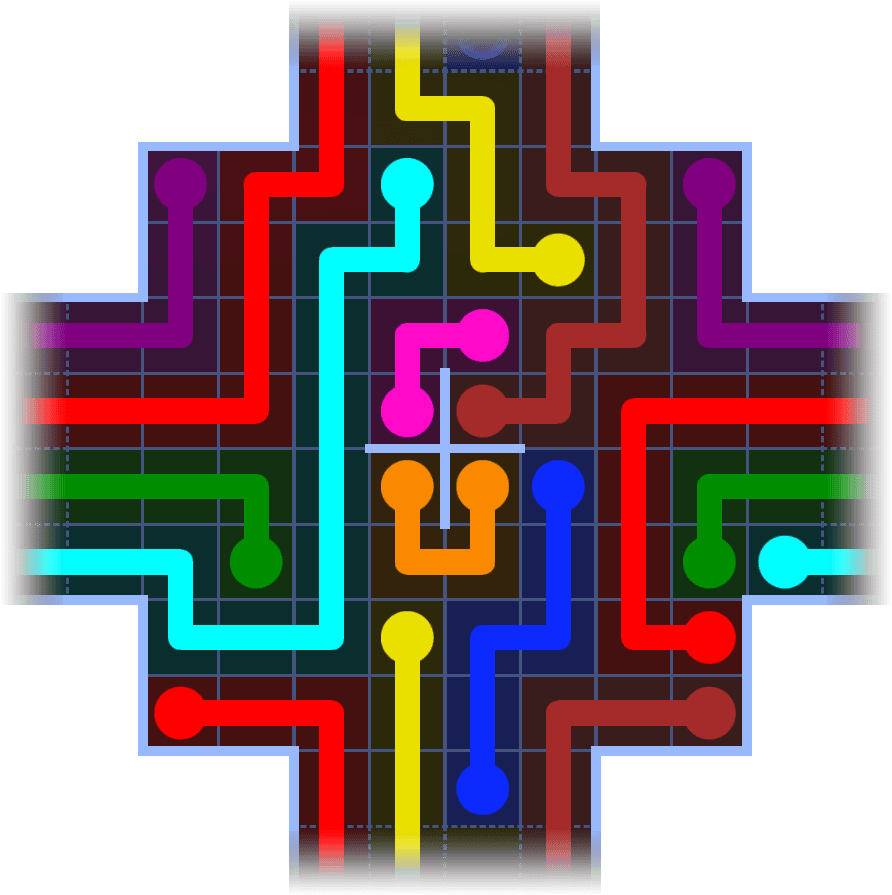 Flow Free Warps 1137 Solution