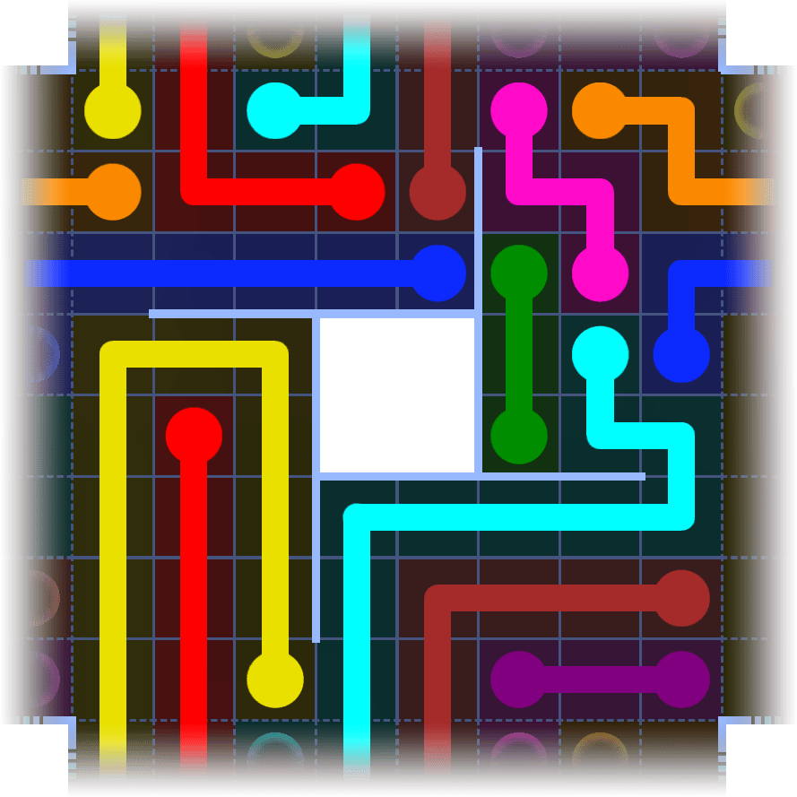 Flow Free Warps 1151 Solution