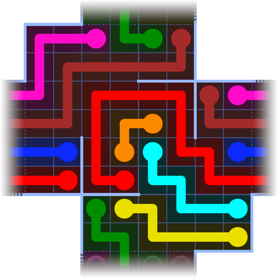 Flow Free Warps 1156 Solution