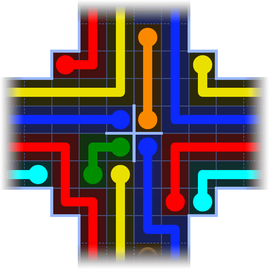 Flow Free Warps 1159 Solution