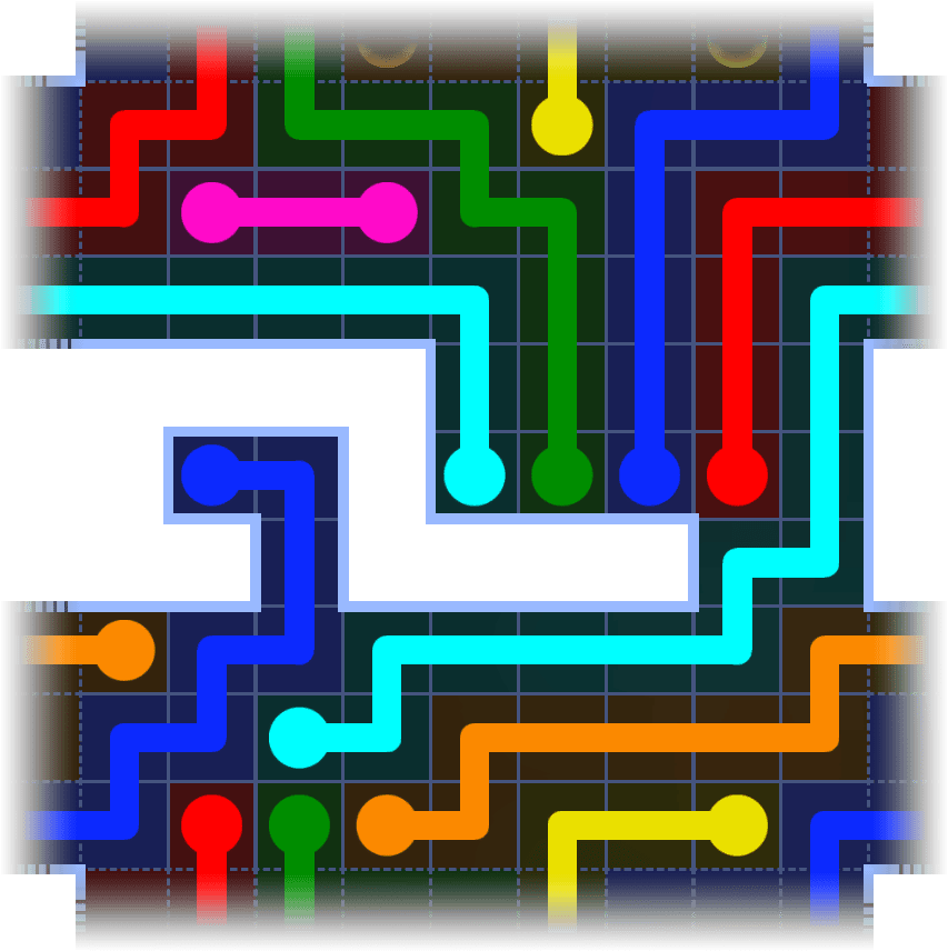 Flow Free Warps 1163 Solution