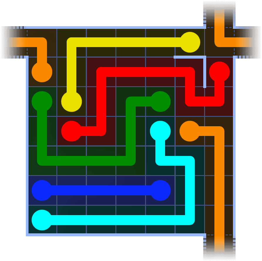 Flow Free Warps 1164 Solution