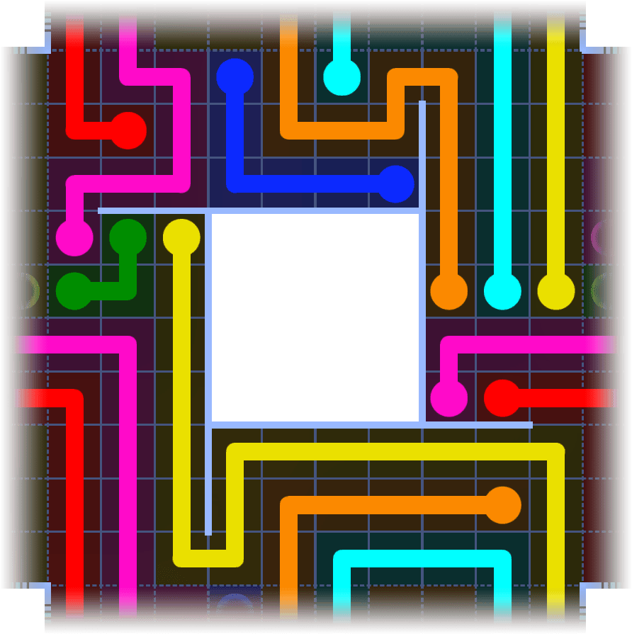 Flow Free Warps 1168 Solution