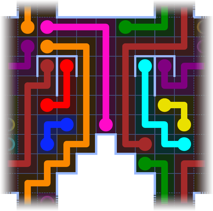 Flow Free Warps 1170 Solution