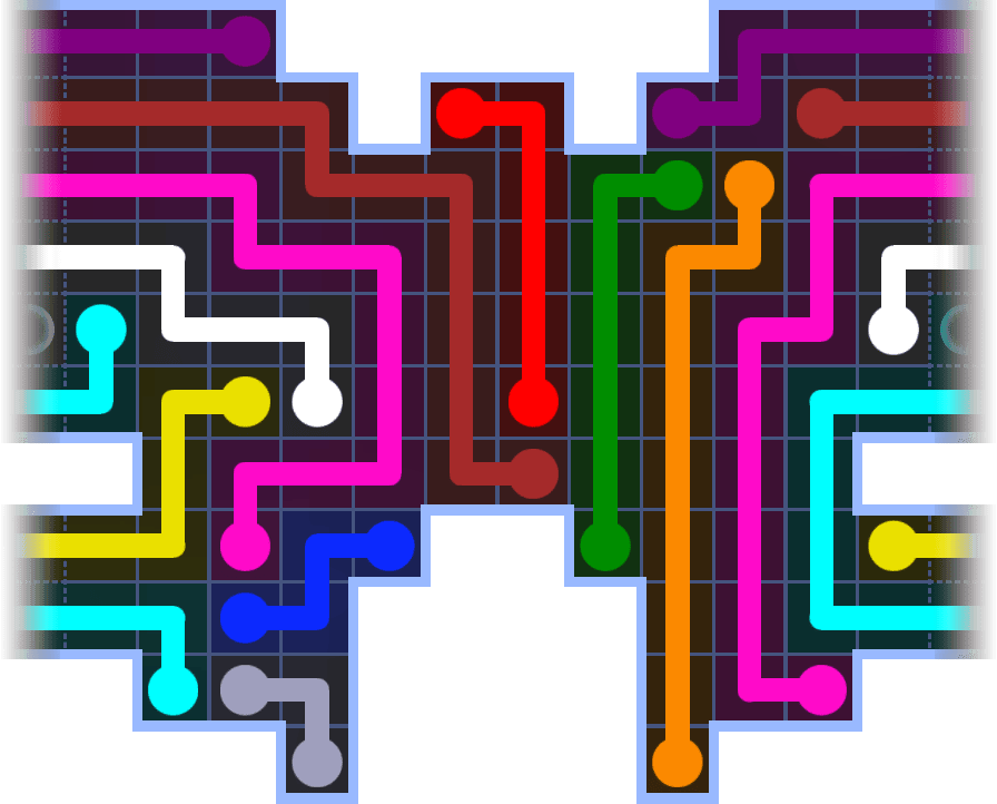 Flow Free Warps 1141 Solution