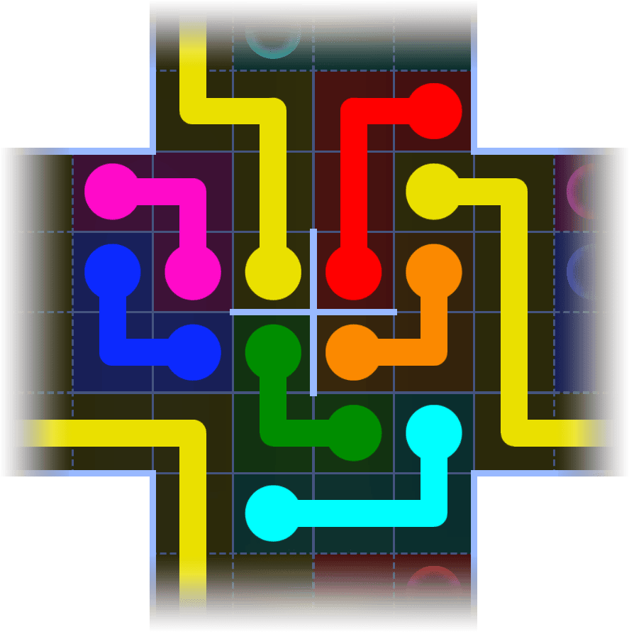 Flow Free Warps 1142 Solution