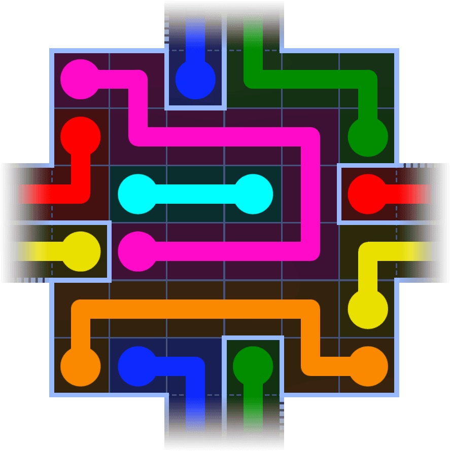 Flow Free Warps 1143 Solution