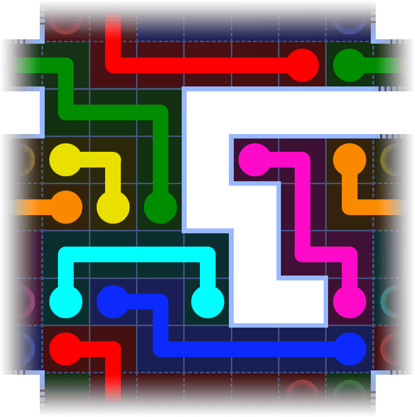 Flow Free Warps 1144 Solution