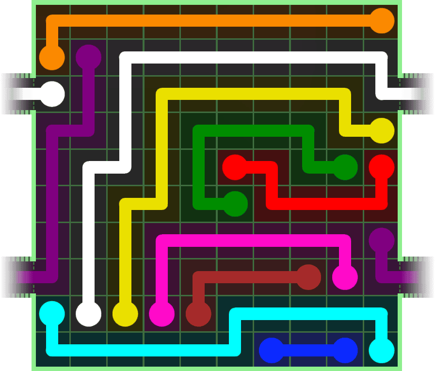 Flow Free Warps 4687 Solution