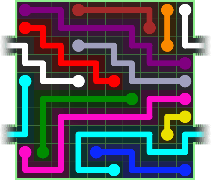 Flow Free Warps 4691 Solution
