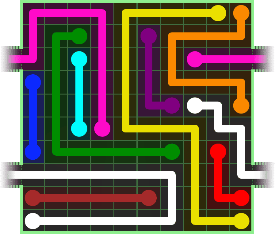 Flow Free Warps 4709 Solution