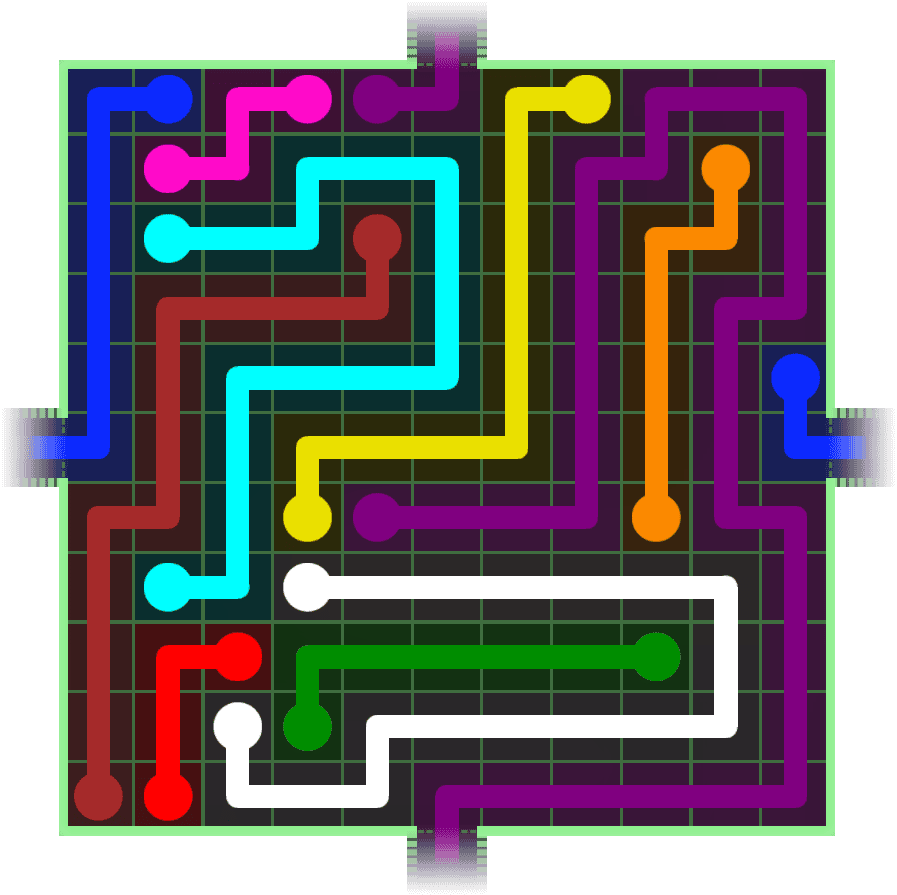 Flow Free Warps 4727 Solution