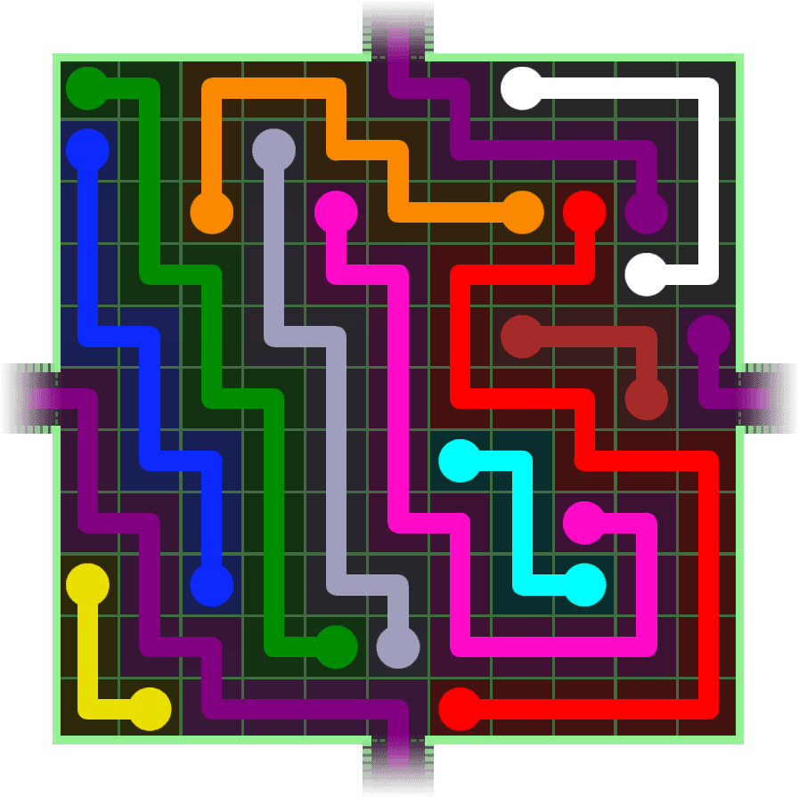 Flow Free Warps 4732 Solution