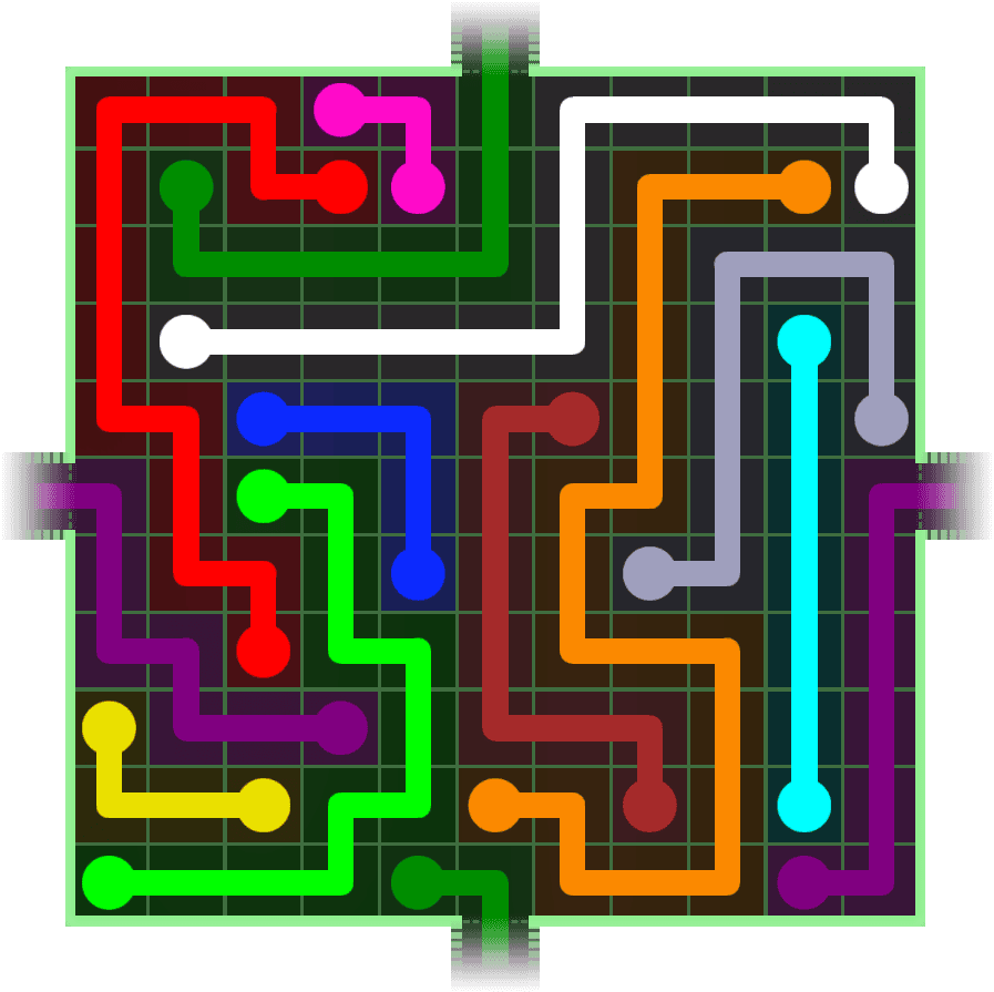 Flow Free Warps 4736 Solution