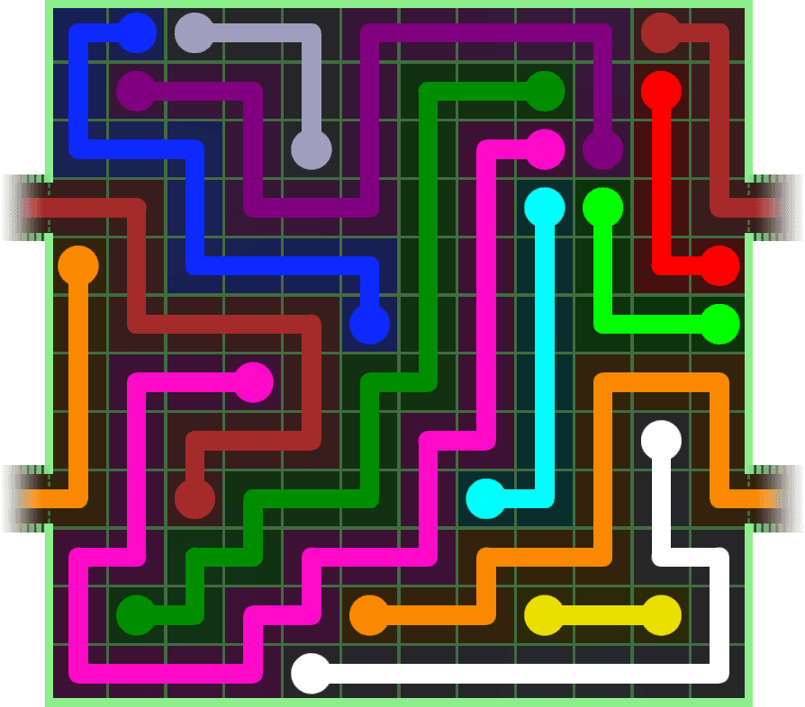 Flow Free Warps 4757 Solution