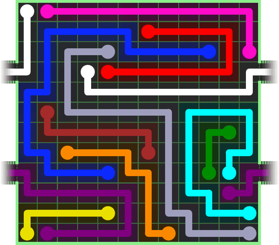 Flow Free Warps 4758 Solution
