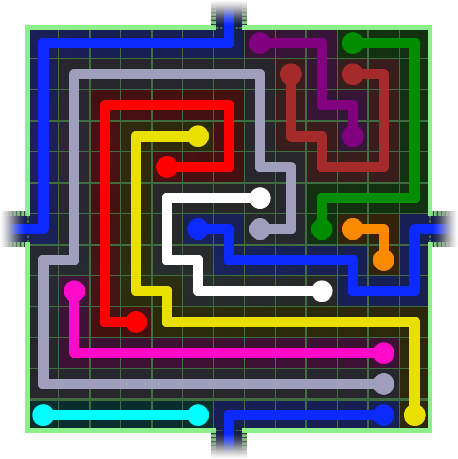 Flow Free Warps 4773 Solution