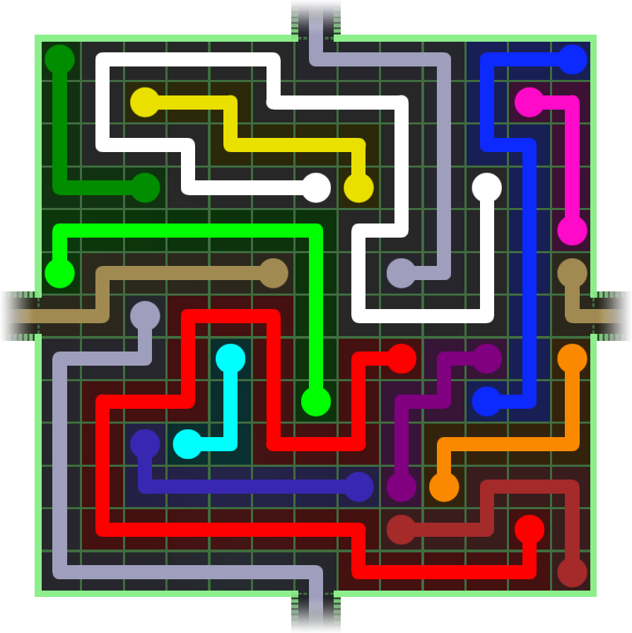 Flow Free Warps 4787 Solution