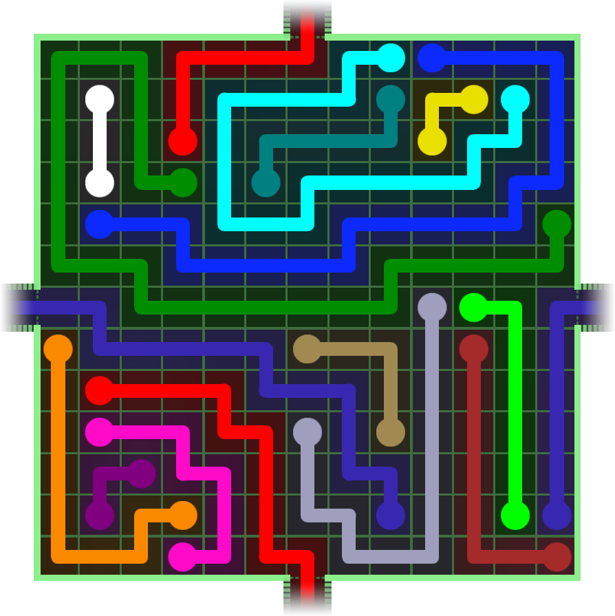 Flow Free Warps 4789 Solution
