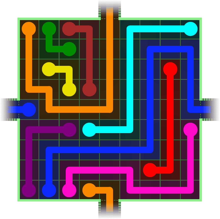 Flow Free Warps 4651 Solution