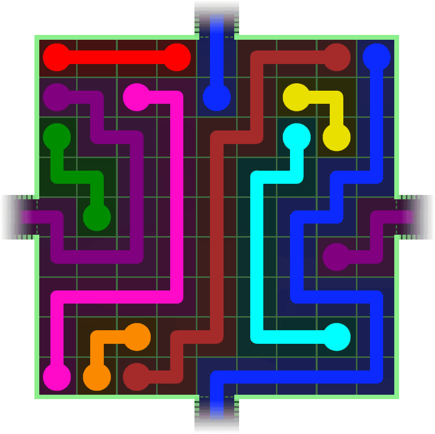 Flow Free Warps 4665 Solution