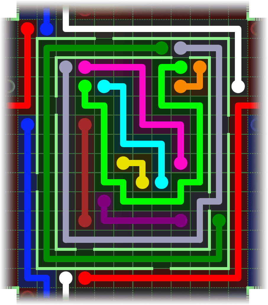 Flow Free Warps 4868 Solution