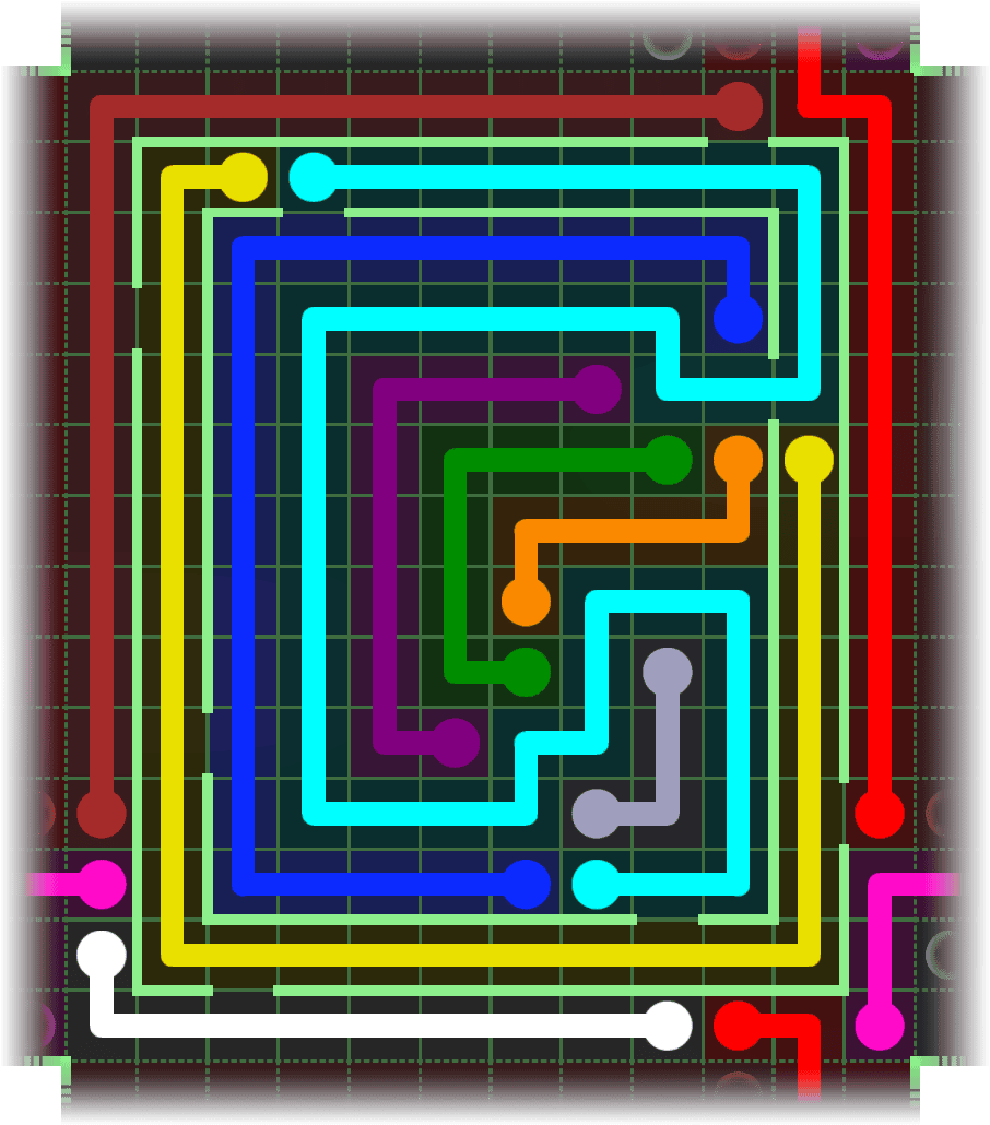 Flow Free Warps 4873 Solution