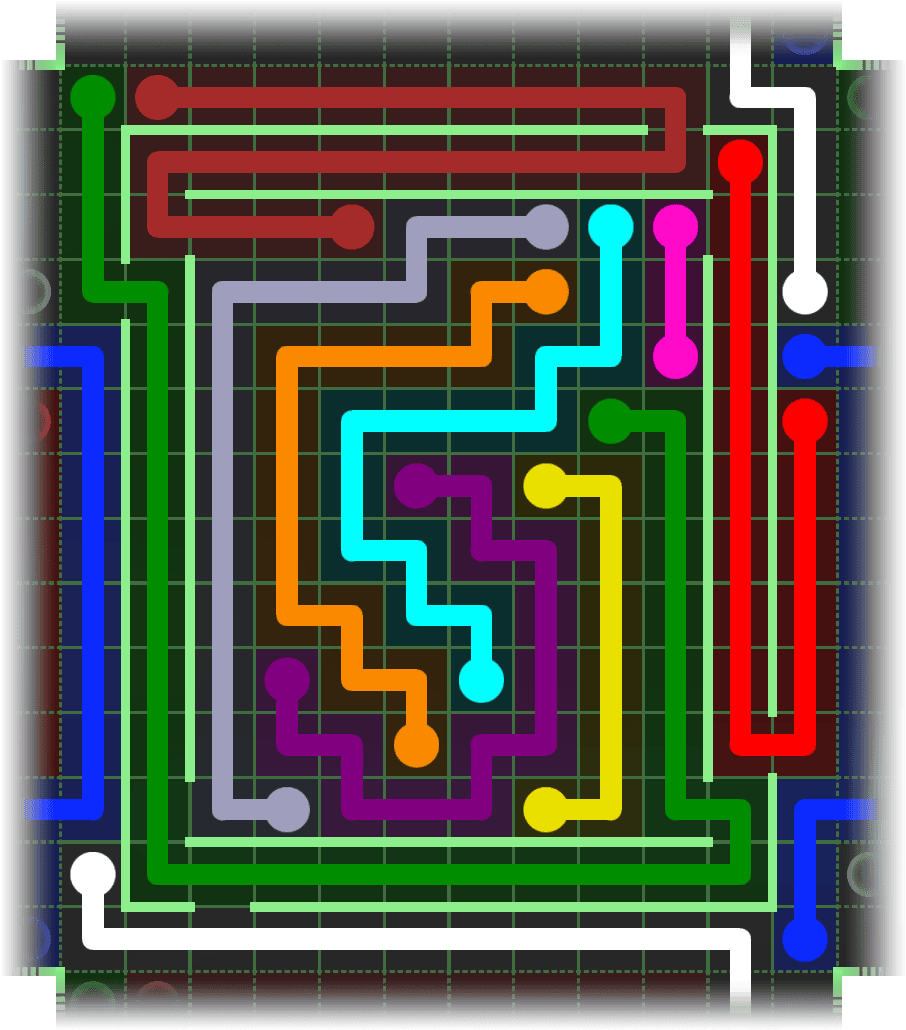 Flow Free Warps 4884 Solution