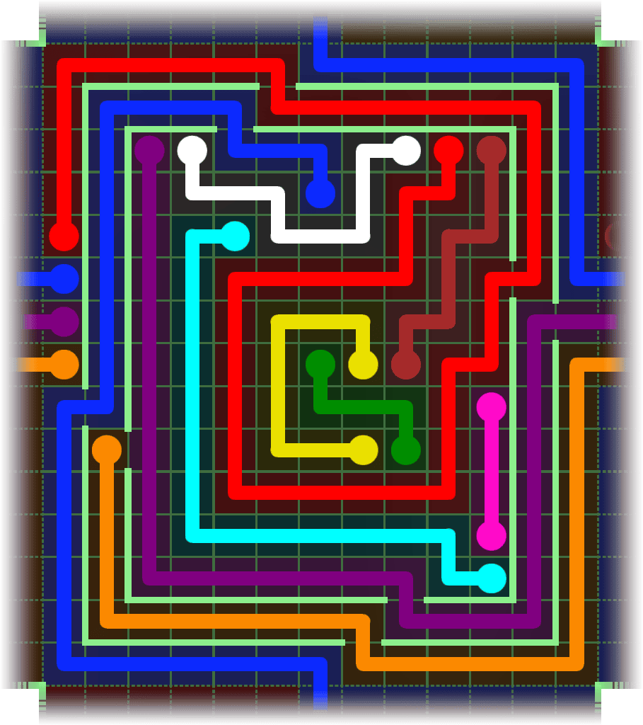 Flow Free Warps 4891 Solution