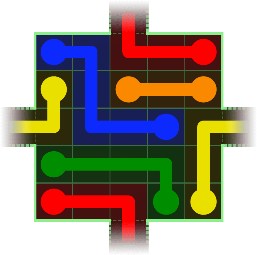 Flow Free Warps 151 Solution
