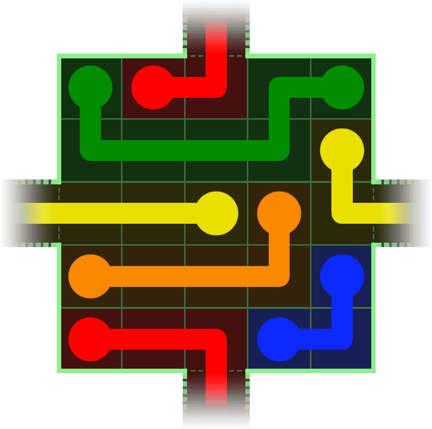 Flow Free Warps 160 Solution