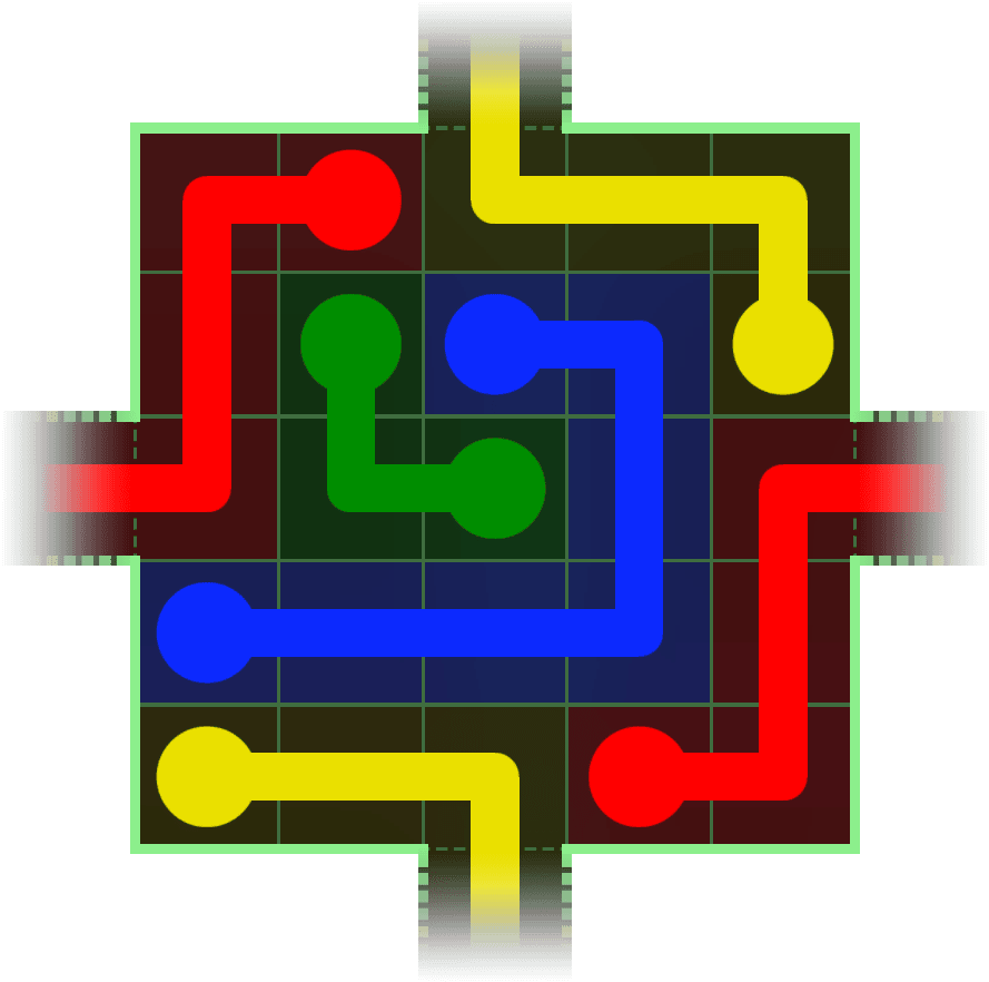 Flow Free Warps 162 Solution