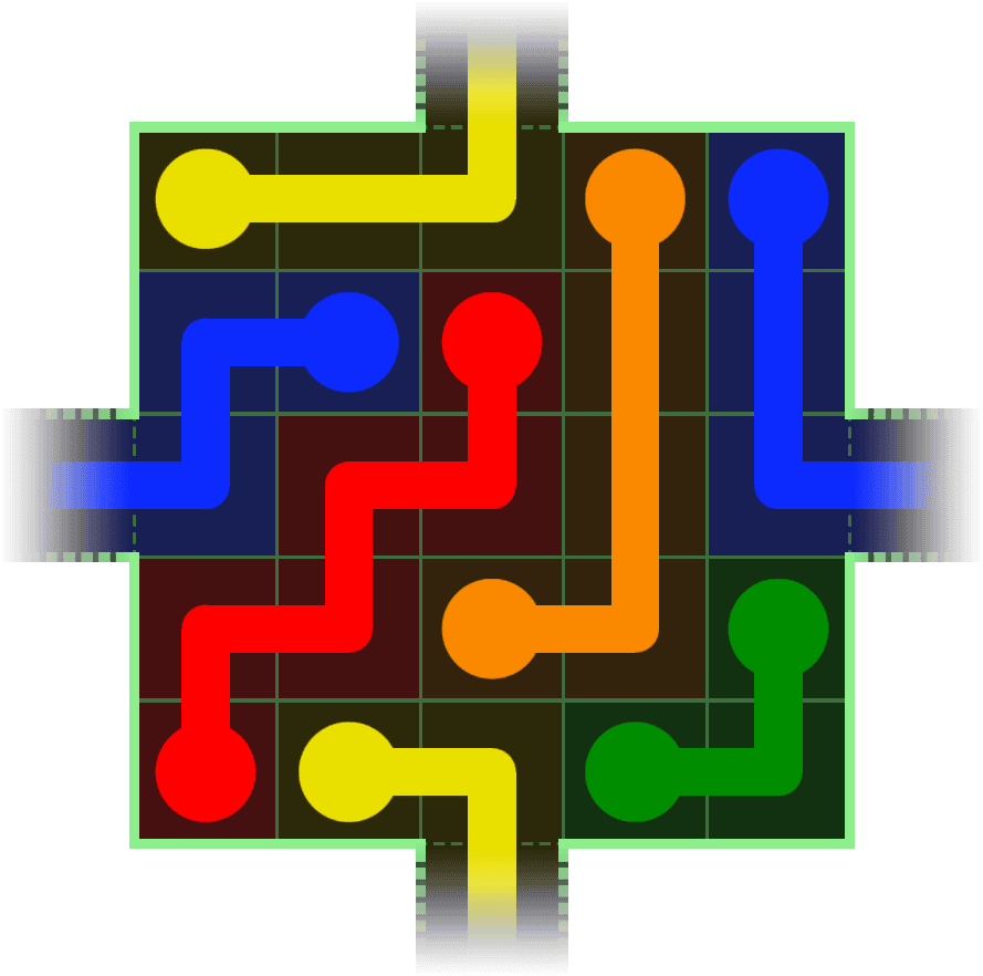 Flow Free Warps 165 Solution