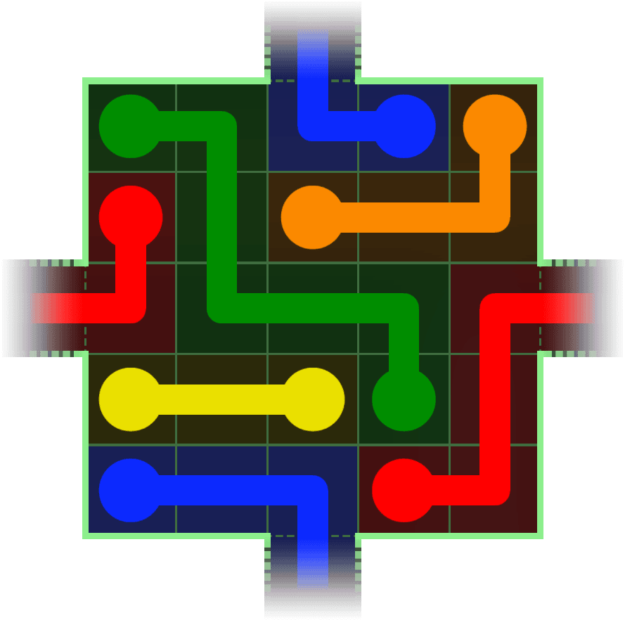 Flow Free Warps 167 Solution