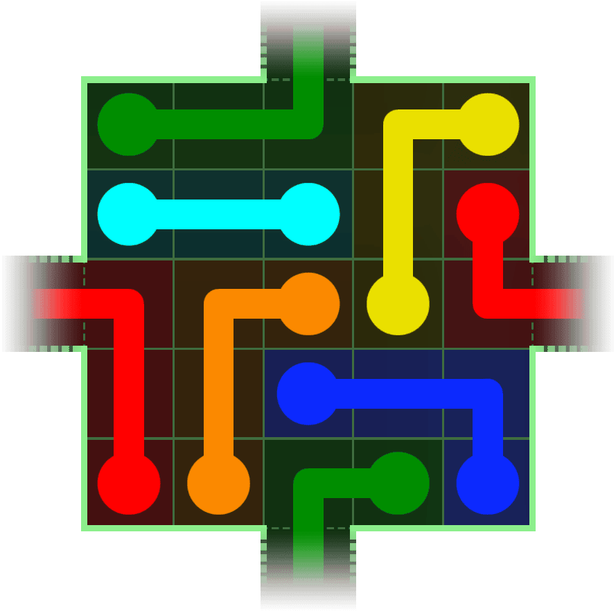 Flow Free Warps 168 Solution